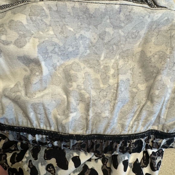 NWT Karen Kane size 1X elastic waist Wild Thing Paneled Shirt Retail $114 - Picture 10 of 16